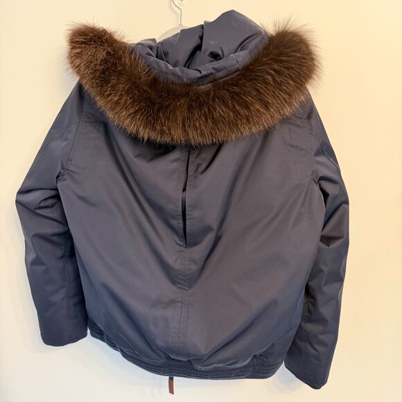 🧥 Andrew Marc Alpine Jacket – Men’s XL – Dark Gray – Real Fur Trim 🧥 - Picture 4 of 13